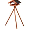 Dobar Vogelhaus Bertram aus Holz mit Ständer 48 cm x 51 cm x 26 cm FSC®