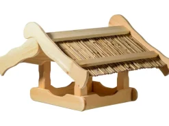 Dobar Vogelhaus Kunoy mit Schilfdach für Ständer FSC®