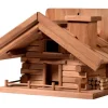 Dobar Vogelhaus St. Moritz im Berghütten-Design 33 x 24,5 x 21 cm Braun FSC®