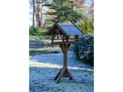 Dobar Vogelhaus Westfalen mit Futterhaus 78 cm x 62 cm x 58 cm Kiefer