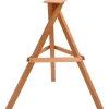 Dobar Vogelhaus-Ständer 66,5 x 66,5 x 84 cm Braun dreibeinig Eiche