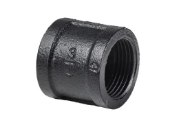 Dolle Doppelmuffe Extension für Pipe-Regalsystem 20 mm (3/4") Schwarz Matt