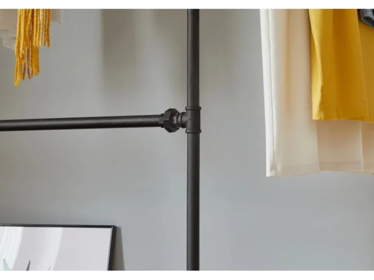 Dolle Eckverbinder für Pipe-Regalsystem 6 x 20 mm (3/4") Schwarz Matt