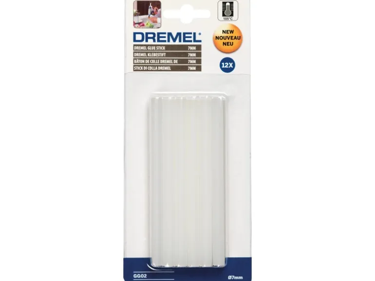 Dremel Mehrzweck-Klebestifte für niedrige Temperatur 7 mm GG02