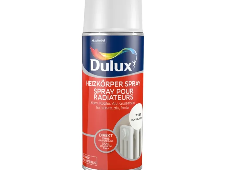 Dulux Fresh Up Heizkörper-Lackspray Hochglänzend Weiß 400 ml