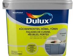 Dulux Fresh Up Lack für Küchen, Möbel und Türen Satin Titanium 750 ml