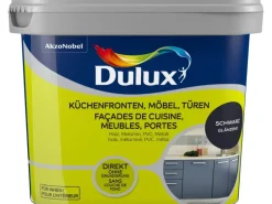 Dulux Fresh Up Lack für Küchen, Möbel und Türen Glänzend Schwarz 750 ml