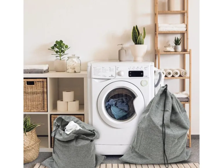 DuneDesign Wäschesack 100 Liter & 60 Liter Wäschesammler mit Kordelzug
