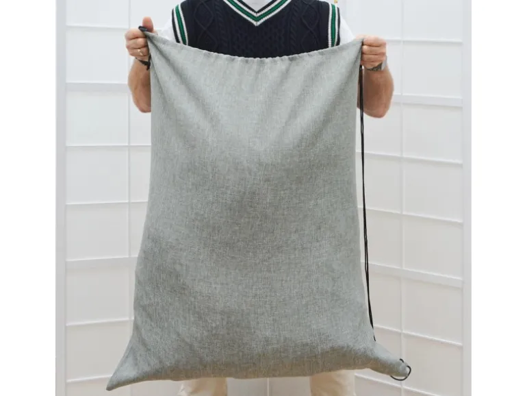 DuneDesign Wäschesack 100 Liter & 60 Liter Wäschesammler mit Kordelzug