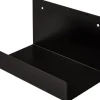 Duraline Regalträger Doppelt Gefalzt Schwarz Stahl 25 cm x 15 cm x 15 cm