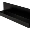 Duraline Regalträger Doppelt Gefalzt Schwarz Stahl 60 cm x 15 cm x 15 cm