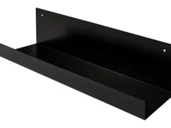 Duraline Regalträger Doppelt Gefalzt Schwarz Stahl 60 cm x 15 cm x 15 cm