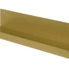 Duraline Regalträger Doppelt Gefalzt Messing 60 cm x 15 cm x 15 cm