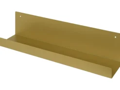 Duraline Regalträger Doppelt Gefalzt Messing 60 cm x 15 cm x 15 cm