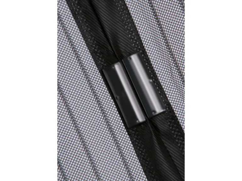Easymaxx Tür-Moskitonetz Magic Klick Schwarz 90 cm x 210 cm