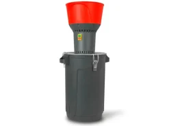 EBERTH Elektrische Getreidemühle 60L Eimer 1300 W 13L Einfülltrichter 400 kg/h