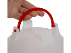 EBERTH Geflügel Hühnertränke mit 6 L Kapazität Automatische Geflügeltränke