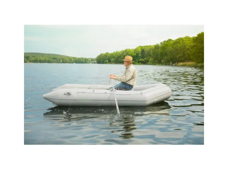 EBERTH Schlauchboot 4 Personen + 1 Kind 3,20m x 1,50m Boot mit Sitzbank bis 566 kg