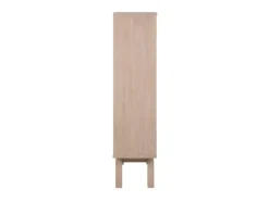 ebuy24 Align Vitrinenschrank Höhe 145 cm 1 Glastür 2 Schubladen Eiche