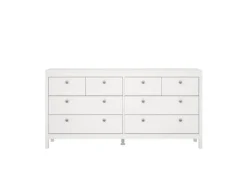 ebuy24 Madrid Kommode 8 Schubladen Weiß