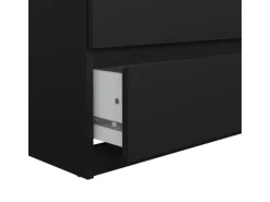 ebuy24 Naia Kommode 6 Schubladen Matt Schwarz