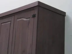 ebuy24 New Mexico Kleiderschrank 4-trg mit 2 Schubladen Gebeitzt Wachs