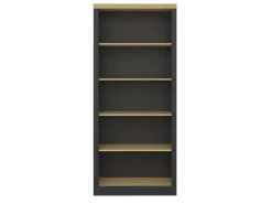 ebuy24 Nola Regal 4 Ablagen Kaffeefarben