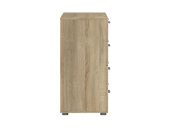 ebuy24 Pepe Kommode 8 Schubladen Eichenstruktur-Dekor