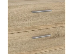 ebuy24 Pepe Kommode 8 Schubladen Eichenstruktur-Dekor