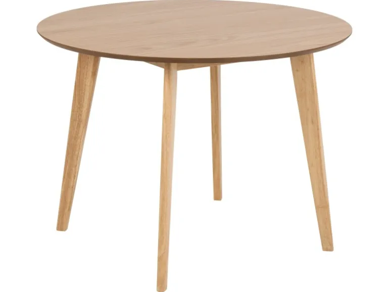 ebuy24 Roxby Esstisch Ø105cm EichenDekor
