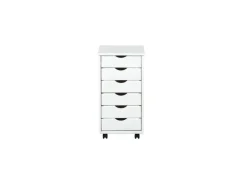 ebuy24 Simra Kommode Rollcontainer 6 Schubladen Weiss