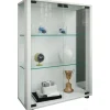 ebuy24 Sintalo Vitrinenschrank 2 Glastüren Weiß