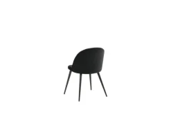 ebuy24 Skagen Esszimmerstuhl Velour Schwarz