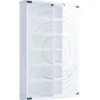 ebuy24 TilanoL Vitrinenschrank CD DVD 6 Ablagen 2 Türen Weiß