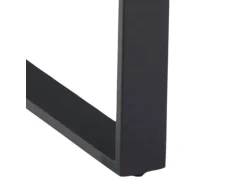 ebuy24 Tilst Essgruppe Tisch Schwarz Marmor Print mit 4 Stühlen in Velour Grün