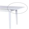 ebuy24 Wright Esstisch Zusatzplatte 1 stk Weiss
