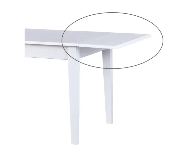 ebuy24 Wright Esstisch Zusatzplatte 1 stk Weiss