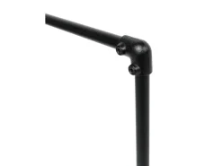 Eckstück 90° Schwarz matt für Stahlrohr Ø 2,7 cm