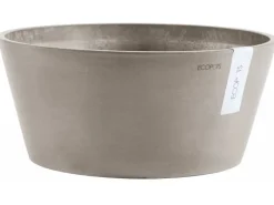 Ecopots Pflanzschale Frankfurt Braungrau 30 cm
