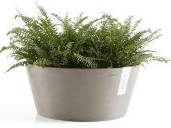 Ecopots Pflanzschale Frankfurt Braungrau 30 cm