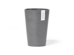 Ecopots Vase Pisa Grau 21 cm x 30 cm