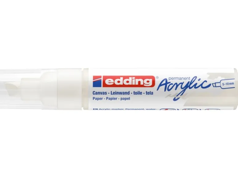 Edding 5000 Acrylmarker breit Verkehrsweiß