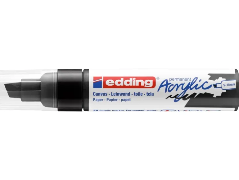 Edding 5000 Acrylmarker breit Schwarz