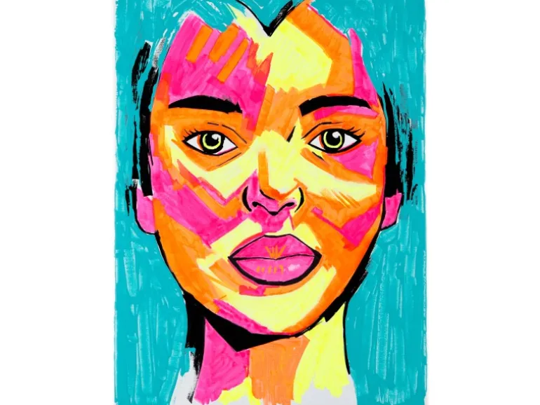 Edding 5000 Acrylmarker breit Schwarz