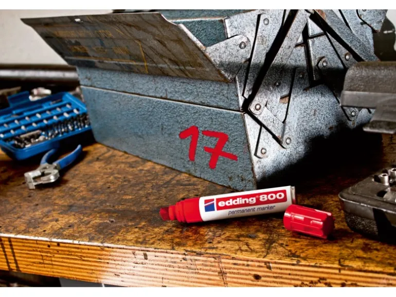 Edding 800 Permanent Marker Schwarz 4 mm - 12 mm