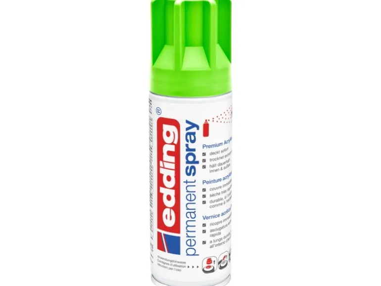 edding 5200 Permanent Spray Neongrün matt 200 ml