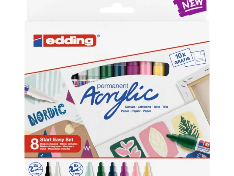 Edding Acryl-Einstiegsset Nordic