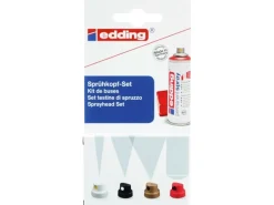 edding-5200 Perm. Spray Sprühkopf-Set 4 teilig