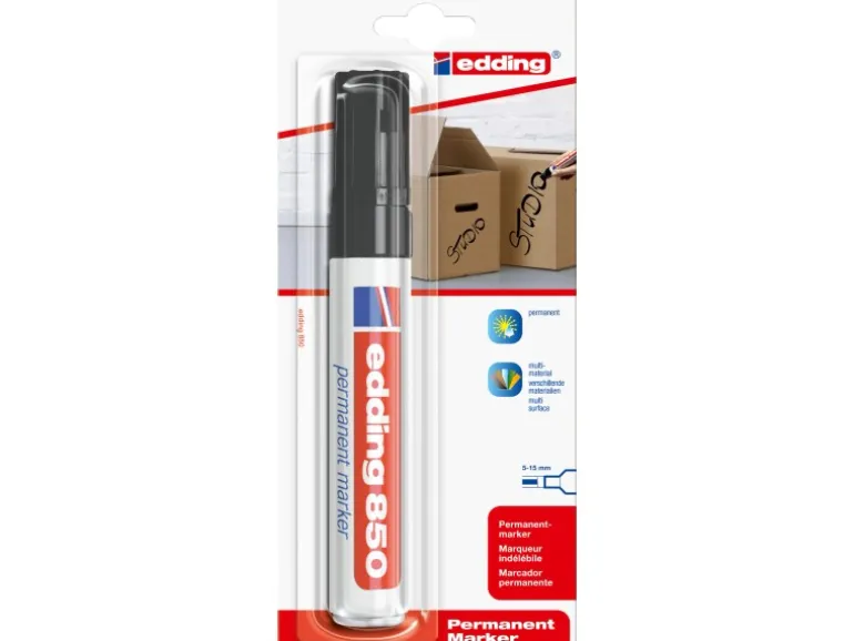Edding Permanent Marker 850 Org Schwarz