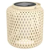 Eglo LED-Solar-Laterne Marliano 24 cm x Ø 21 cm Braun